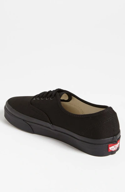 Shop Vans Authentic Sneaker In Black/ Black