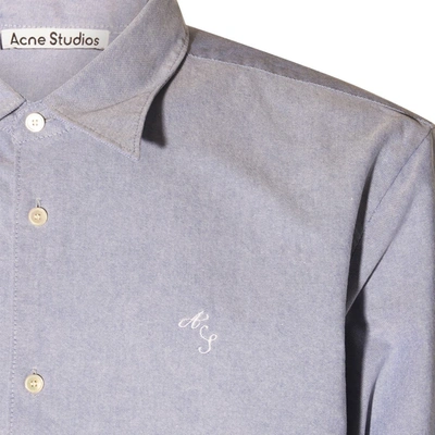 Shop Acne Studios Shirts In Blue