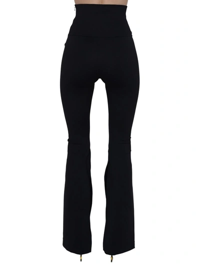 The Mannei High-rise Flared Trousers In Black