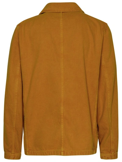 Shop Fay Ocra Cotton Jacket In Orange