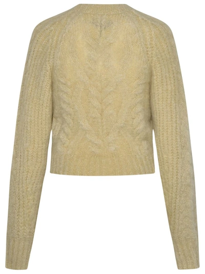 Shop Isabel Marant Paloma Beige Mohair Blend Sweater