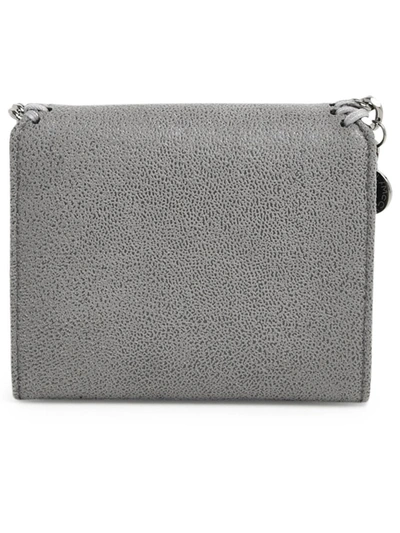 Shop Stella Mccartney Recycled Polyester Small Wallet In Grey