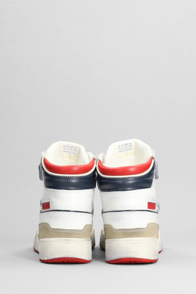 Shop Isabel Marant Oney Sneakers In White Leather