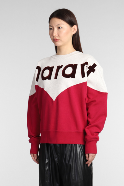 Shop Isabel Marant Étoile Houston Sweatshirt In Beige Cotton