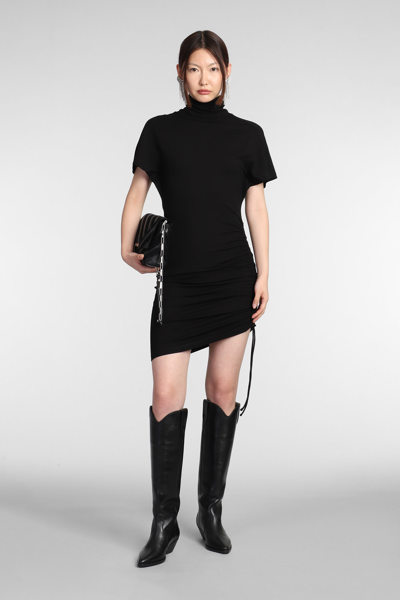 Shop Isabel Marant Étoile Lya Dress In Black Viscose