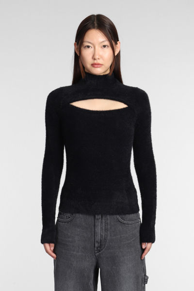 Shop Isabel Marant Étoile Mayers Knitwear In Black Polyamide