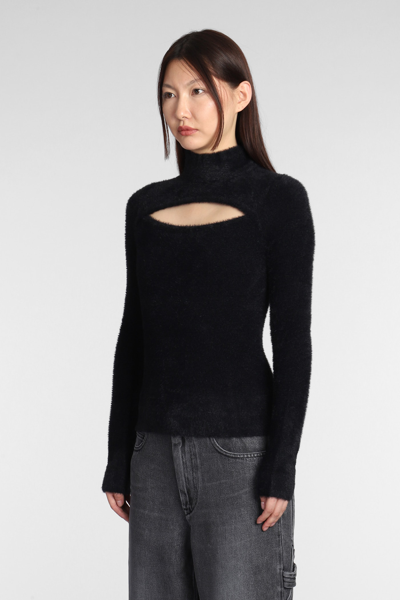 Shop Isabel Marant Étoile Mayers Knitwear In Black Polyamide