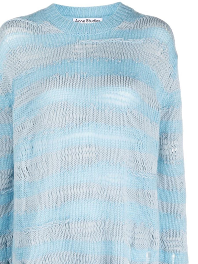 Shop Acne Studios Acne Sweaters In Sky Blue/powder Blue