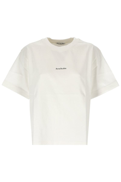 Shop Acne Studios Acne T-shirts And Polos In Optic White