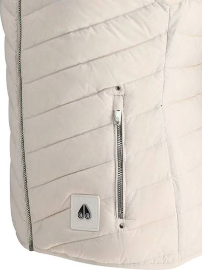 Shop Moose Knuckles "air Down" Vest Jacket In White