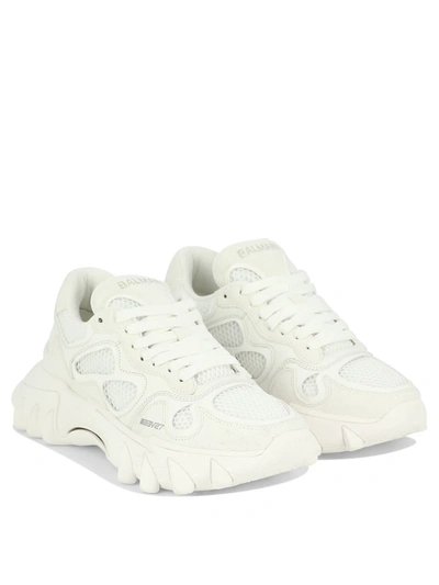Shop Balmain "b-east" Sneakers In White