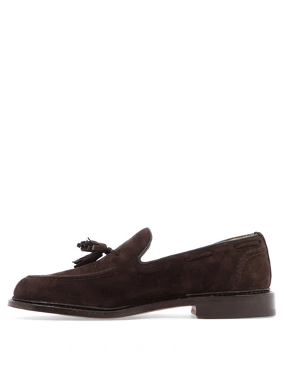 Shop Tricker's "elton" Loafers In Brown