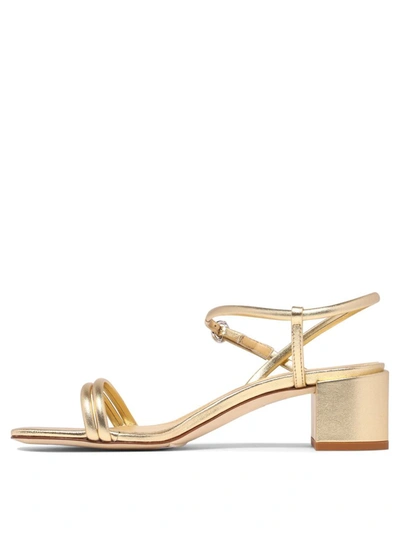Shop Aeyde "estelle" Sandals In Gold
