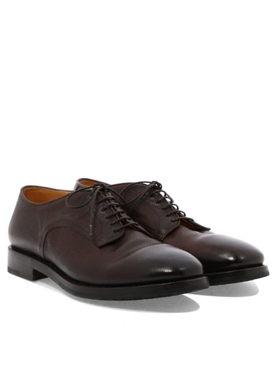 Shop Alberto Fasciani "ethan" Lace-up Shoes In Brown
