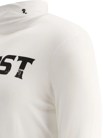 Shop Raf Simons "ghost" Turtleneck Sweater In White