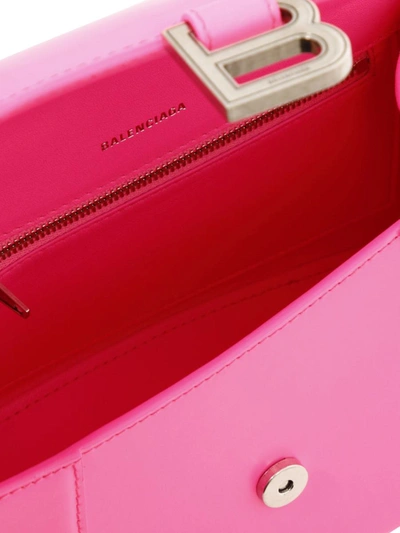Shop Balenciaga "hourglass S" Handbag In Pink