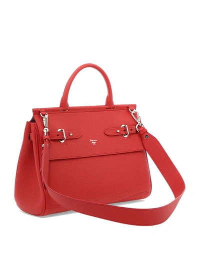 Shop Fontana Milano 1915 "mina" Handbag In Red