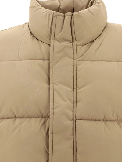 Shop Carhartt Wip "milton" Vest Jacket In Beige