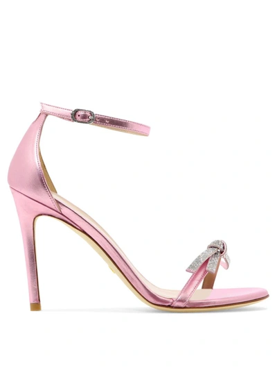 Shop Stuart Weitzman "nudist" Sandals In Pink
