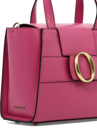 Shop Orciani "ofelia" Handbag In Fuchsia