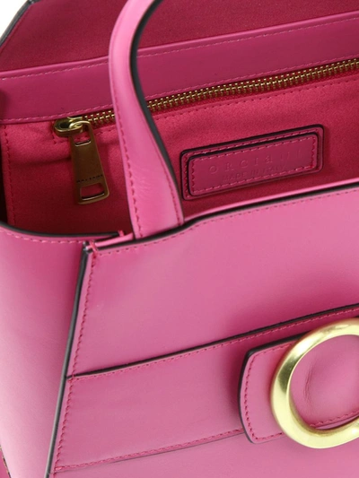 Shop Orciani "ofelia" Handbag In Fuchsia