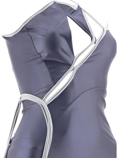 Shop Ottolinger "strappy" Dress In Grey