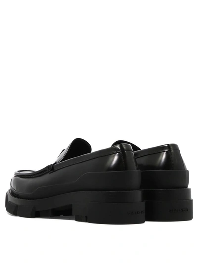 Shop Givenchy "terra" Loafers In Black