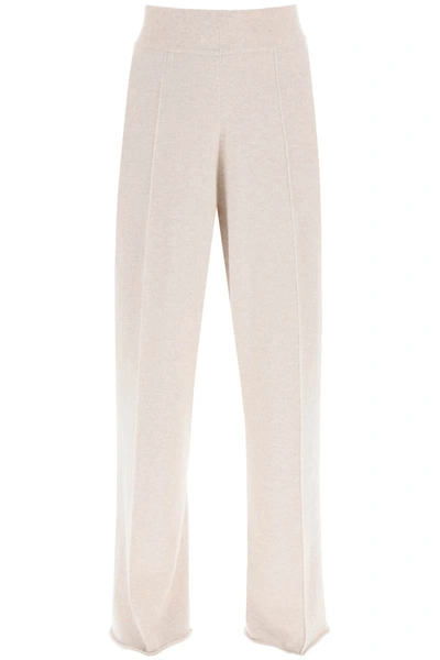 Allude Cashmere Pants In Beige