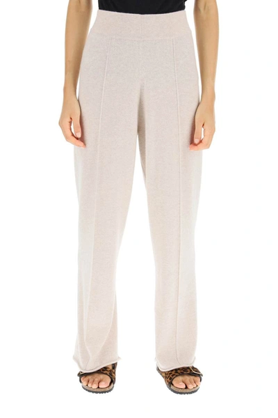 Allude Cashmere Pants In Beige