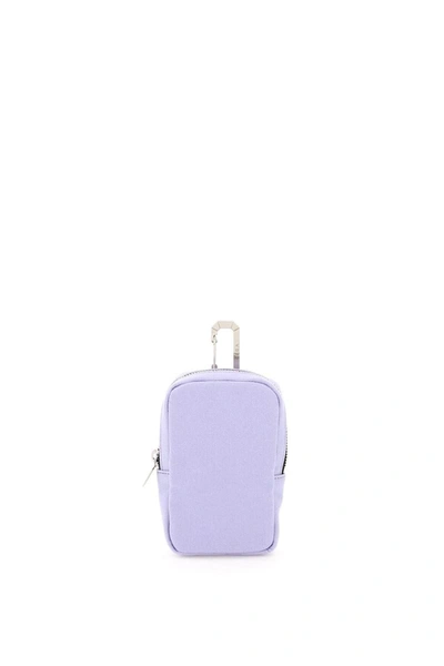 Shop Eéra Eera Luna Canvas Pouch In Purple