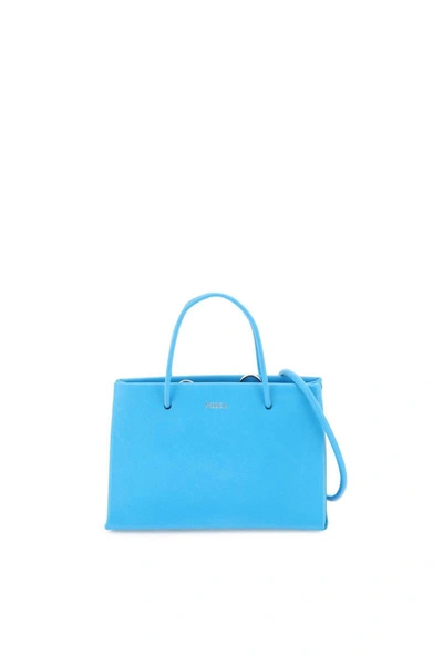 Shop Medea Mini 'cydonia' Leather Bag In Blue