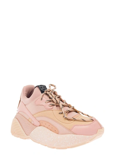 Shop Stella Mccartney Panelled Design Eclipse Alter Sneakers In Pink Leather Woman