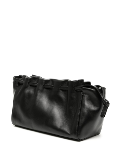 Shop Mansur Gavriel Mini Bloom Cross Body Bag In Black