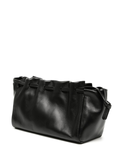 Mansur Gavriel Mini Bloom Cross Body Bag In Black