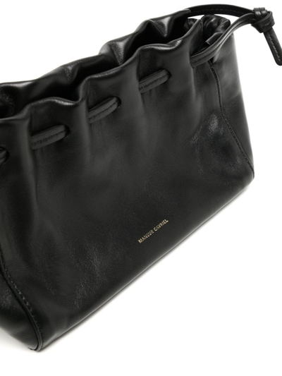 Shop Mansur Gavriel Mini Bloom Cross Body Bag In Black