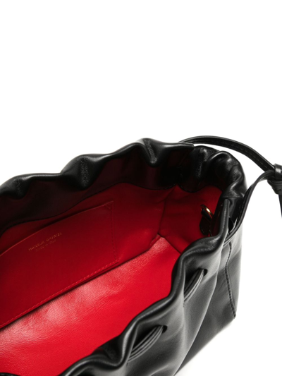 Mansur Gavriel Mini Bloom Cross Body Bag In Black