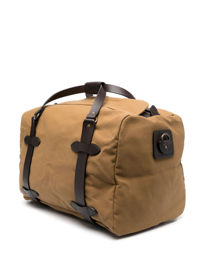 Filson Logo-debossed Duffle Bag In Neutrals