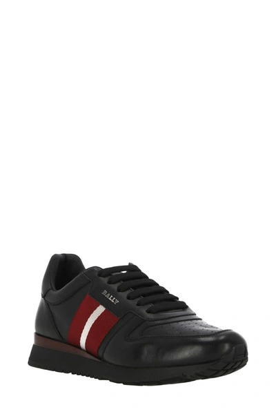 Shop Bally Sneakers In 0100 Black