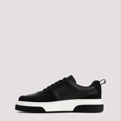 Shop Ferragamo Salvatore   Cassina Low Sneakers Shoes In Black