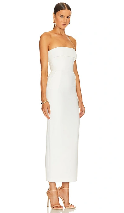 The New Arrivals By Ilkyaz Ozel Rhea Midi Dress In White
