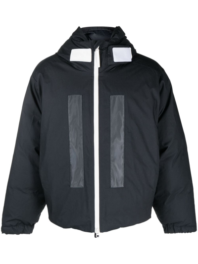 Shop Stone Island Marina Reflective Puffer Jacket In Blau