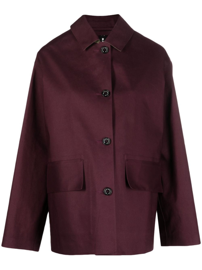 Shop Mackintosh Zinnia Lightweight Jacket In Red