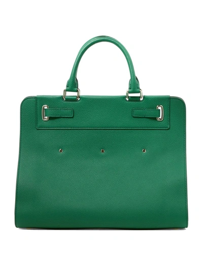 Shop Fontana Milano 1915 "a Piccola" Handbag In Green