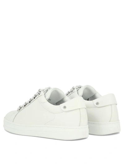 Shop Jimmy Choo "antibes" Sneakers In White