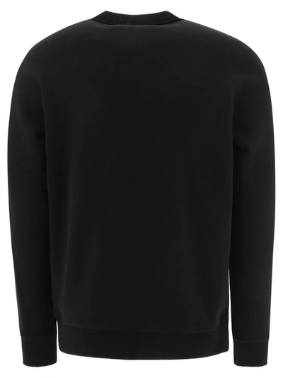 Shop Burberry "burlow" Sweatshirt In Black