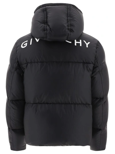 Shop Givenchy "" Down Jacket In Black