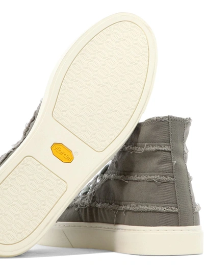 Shop Undercoverism "hi-cut Zip" Sneakers In Grey