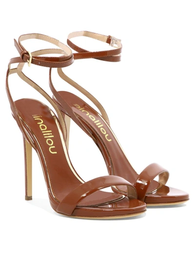 Shop Ninalilou "micol 100" Sandals In Brown