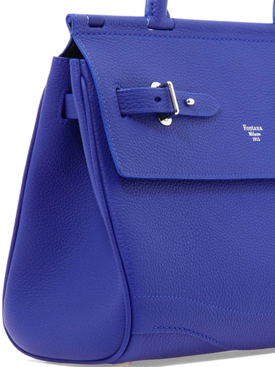 Shop Fontana Milano 1915 "mina" Handbag In Blue