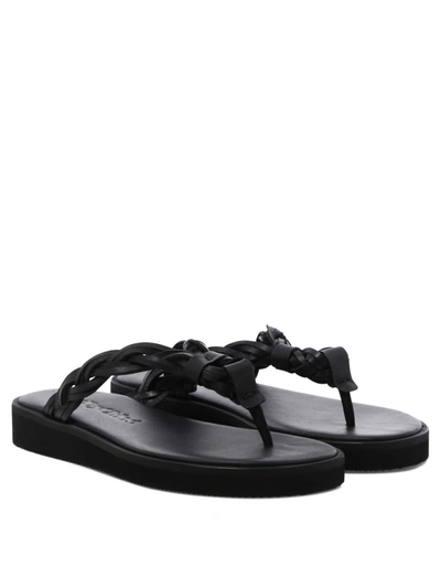 Shop See By Chloé "new Gaucho" Sandals In Black